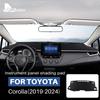 Top Flannel Dashboard Cover Pad For Toyota Corolla E210      2024 Hybrid Anti-UV Dash SunShade Mat Non-slip