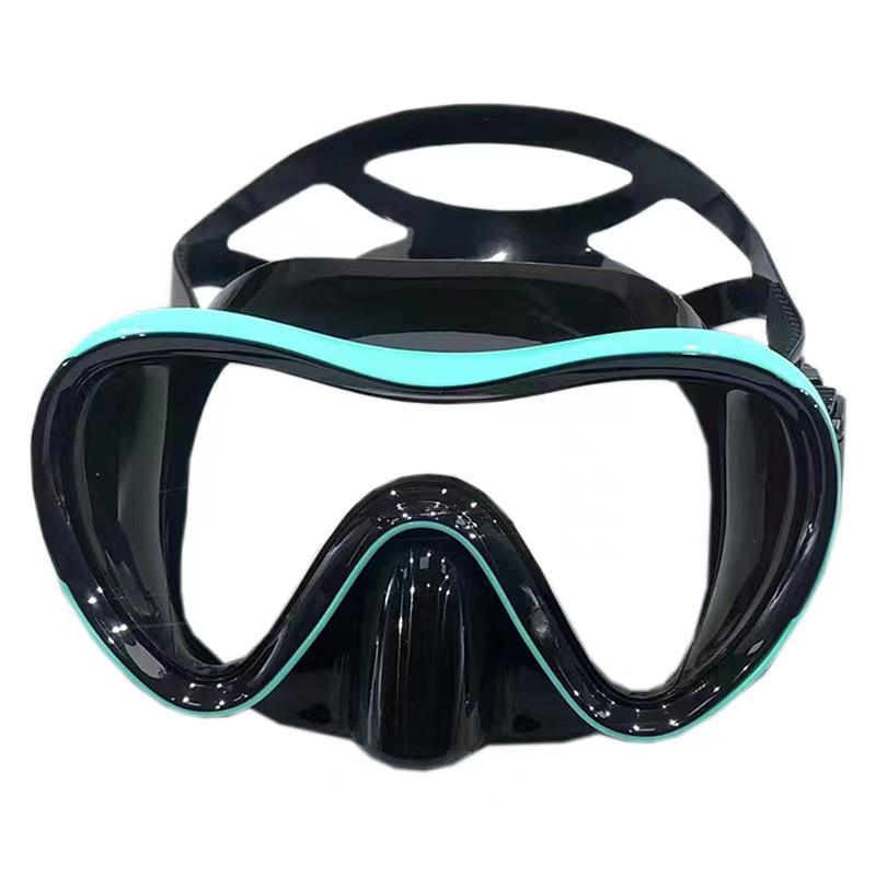 Adult Large Frame Silicone Diving and Snorkeling Goggles