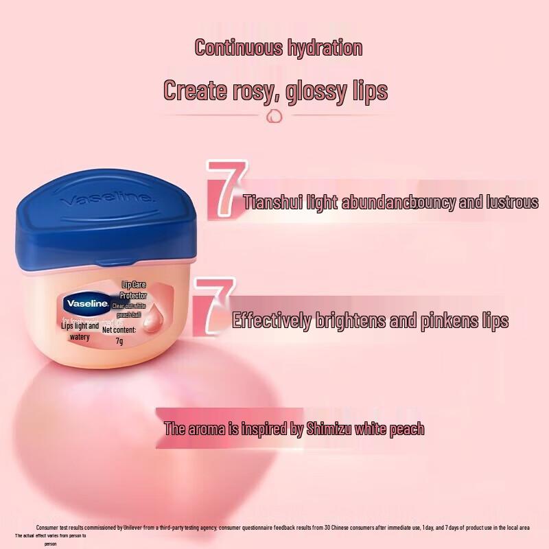 Vaseline Classic Repair Lip Balm (White Peach)