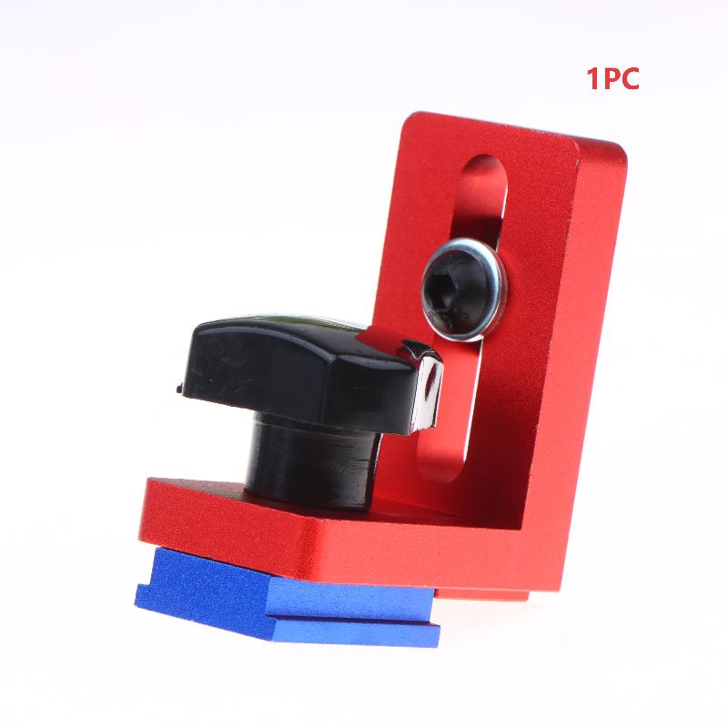 

T-Track Clamp Aluminum Alloy Hold Down Clamp For Woodworking Guide Rail Table Saw Milling Machine Workbench 1PC червоний