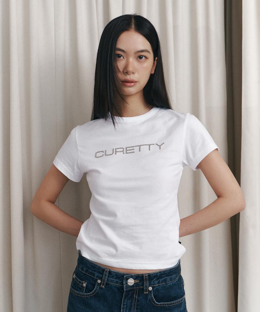 Kyuliti C Logo Convex T-Shirt_White