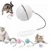 Automatic LED Intelligent Cat Ball, Interactive Cat Toys Ball with LED Light