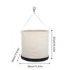 Heavy Duty Tool Canvas Bucket  With Load-bearing Hook Holder for Landscaping Construction Site Welding Building