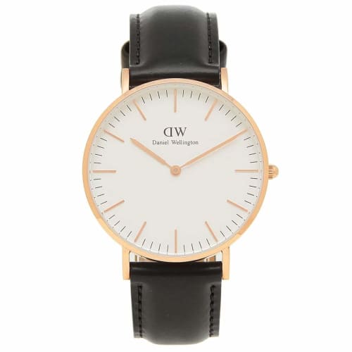 Daniel Wellington Classic 36mm Unisex Quartz Watch, Black, for Men and Women, DW00600036 (2)