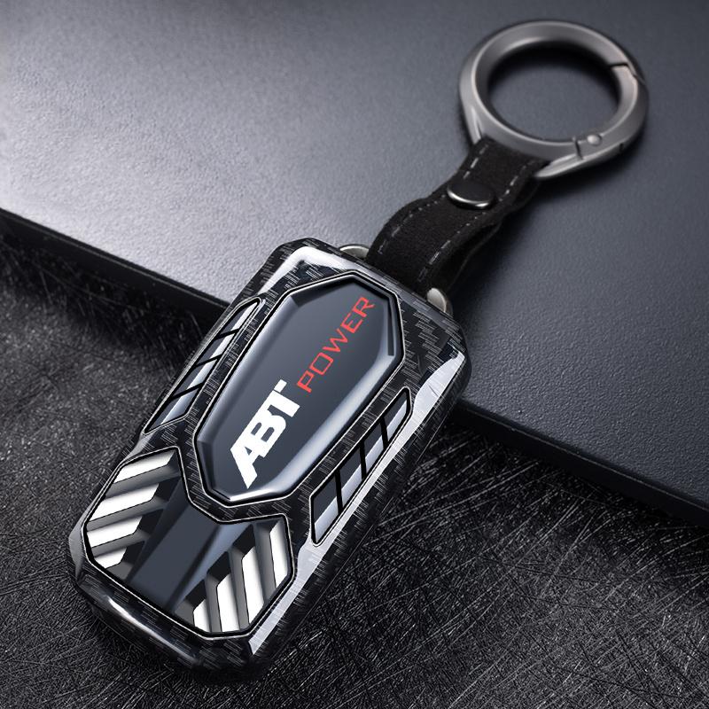 For VW Golf Tiguan Touran 2017 Skoda Octavia A7 RS New Passat Lavida POLO CC BORA Aerospace Zinc Alloy Key Cover Case