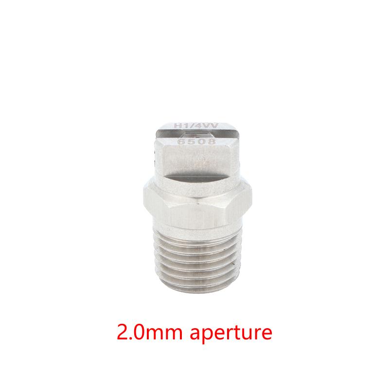 Easy to Install 1/8" 1/4" HVV/HU 304 Stainless Steel Flat Fan Spray Nozzle for Industrial Cleaning Projects
