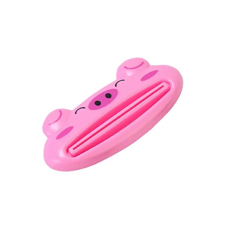 1Pc Multi-Functional Adorable Cartoon Toothpaste Squeezer - Plastic Tube Dispenser for Bathroom & Kitchen, Easy-to-Use, Durable Home Gadget, Cute