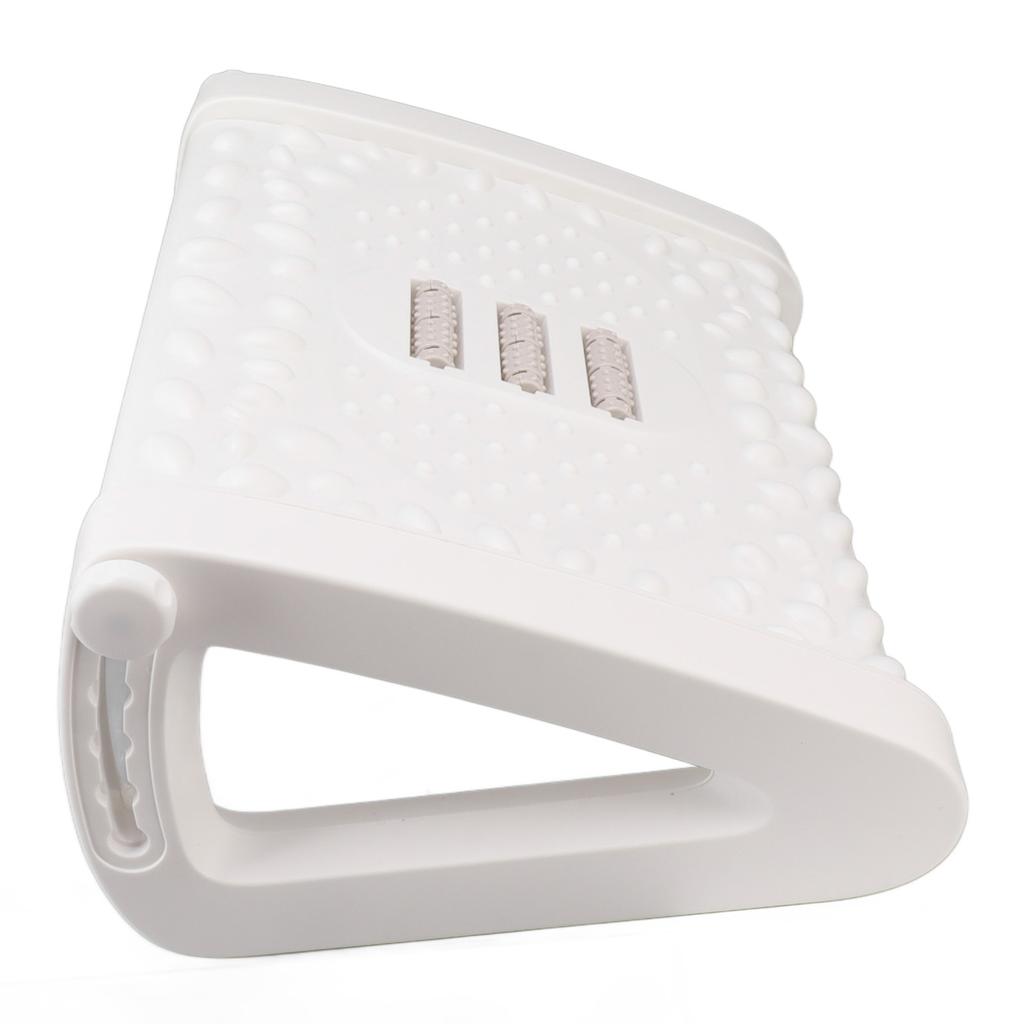 Under Desk Footrest 6 Height Adjustable Ergonomic Foot Stool with Massage Texture and Roller for