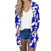 Women's Fashion Casual Comfort Floral Print Mid-Length Cardigan Jacket