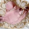 COACH 2WAY bag Mothers Handbag canvas beige Women A1381-F21865 Used