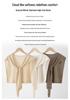 Women's 100% Cashmere Color Block Stripe Knit Shawl - Versatile, Warm & Stylish