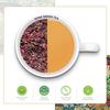Dabri Rose Green Tea Loose Leaves 100g Pouch | For Glowing Skin & Hair (Men & Women) | Natural Rose Petals | Antioxidant-Rich | Organic Blend