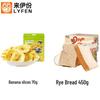 70g banana chips & 450g rye toast - 2 bags