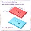 2Pcs Thumb Drive Business Card Case Aluminum Alloy Bank Credit ID Card Wallet Name Card Holder Metal Box Cover Cards Holder