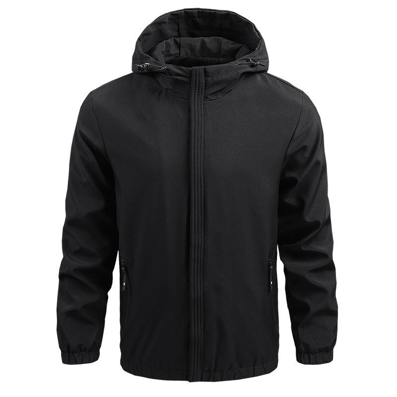 Men S Hooded Casual Outdoor Windproof Jacket