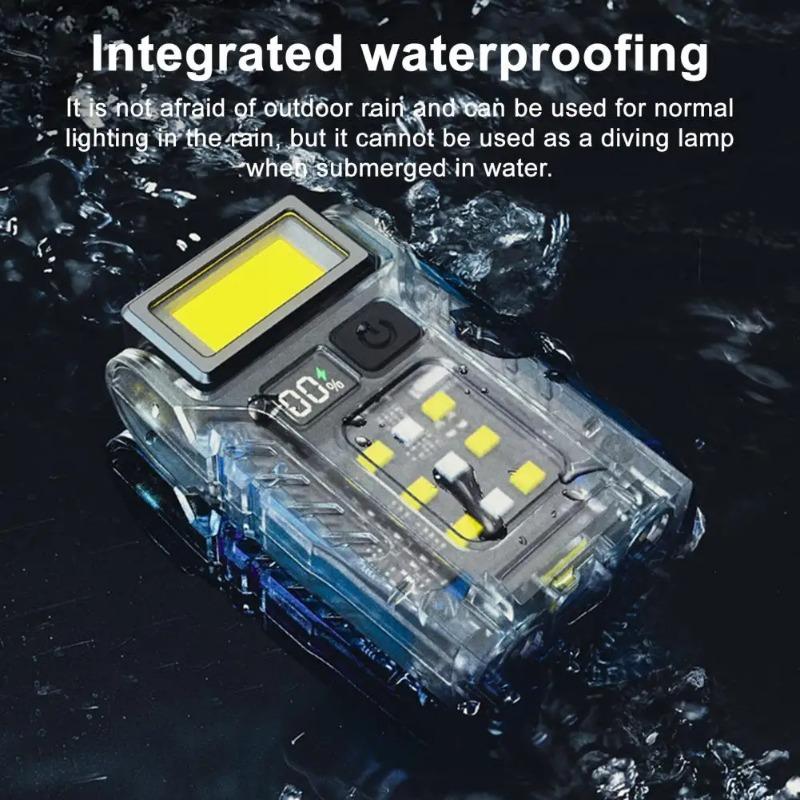 LED Hat Clip Light Rotatable Portable USB Rechargeable Mini Flashlight Lightweight Outdoor Fishing Riding Camping Headlight