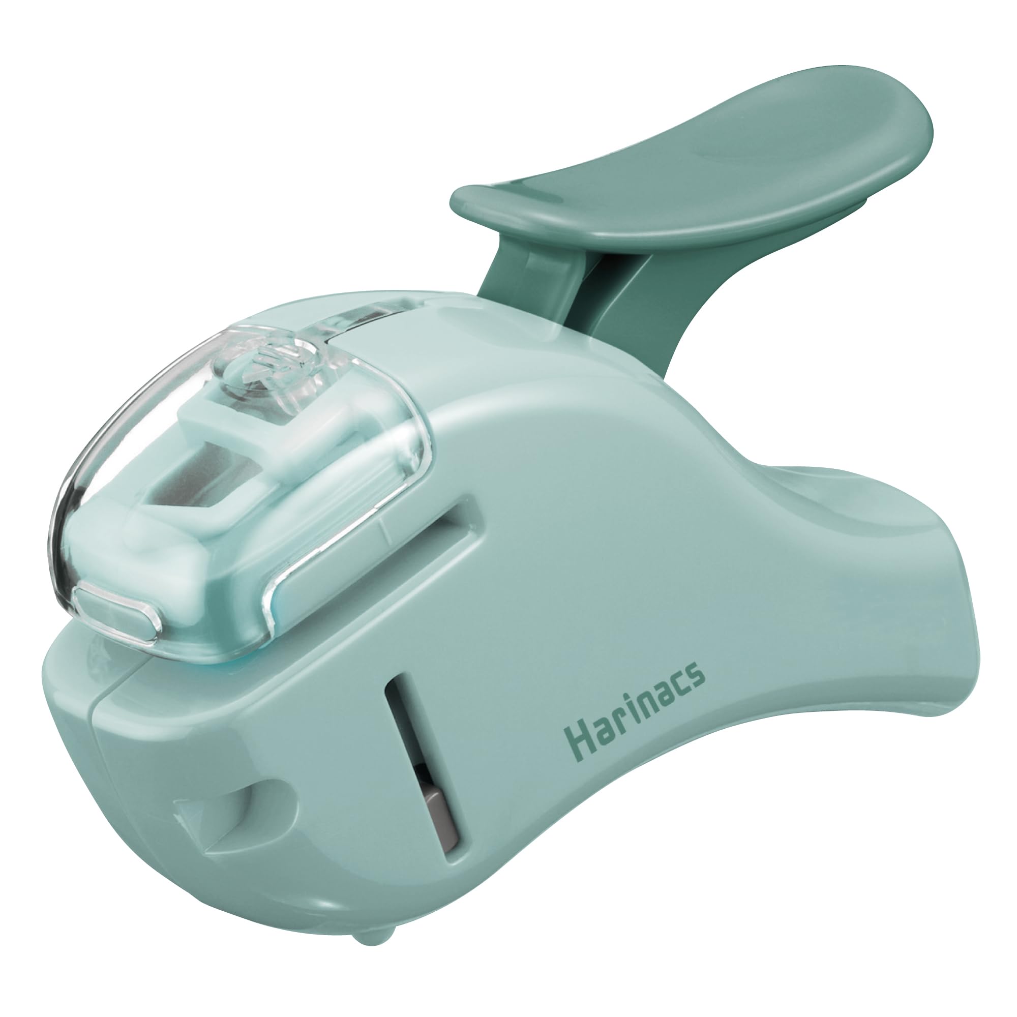 KOKUYO Stapleless HarinaX Compact Blue Green Stapler, Stapler, Alpha, SLN-MSH305GB