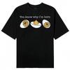 100% Cotton Retro Thanksgiving Dinner You Know Why I'm Here Devil Eggs T-Shirt