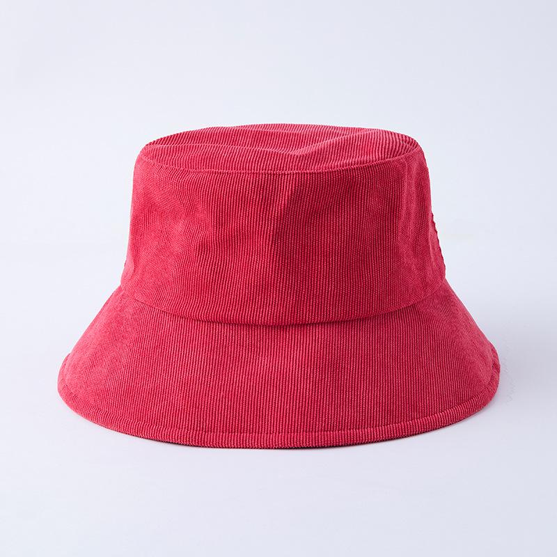 New Design Customized 3D Embroidery Logo Solid Color Double Sided Hip Hop Men'S Women'S Bucket Hat Wide Brim