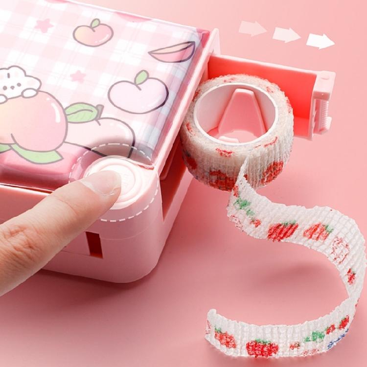 Novelty Pencil Box with Safety Scissors Sharpener Timetable Finger Wrap Tape Clear Ruler Eraser for Children Boy Girl