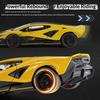 1:32 Scale Lambo Alloy Die-cast Sports Car 4-door Pull-back Sound and Light Base Car Model Children's Toy Ornaments Gift