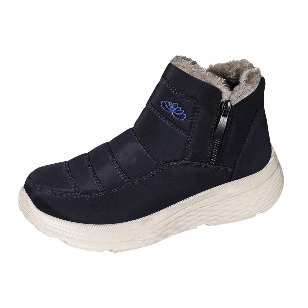 Zimowe Damskie Buty Buty Dla Kobiet Zimowe Ciepłe Ocieplane Kostki Wygodne Wsuwane Lekkie Damskie Buty Buty Dla Kobiety
