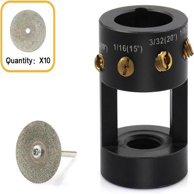 Tungsten Electrode Polishing Machine Grinding Head TIG Welding Tool-with 10 Grinding Discs