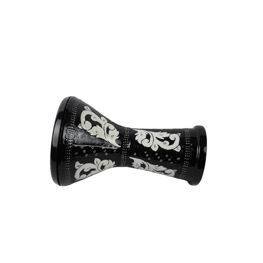 Hazara Casting Ottoman White Motif Darbuka (drum, Doumbek, Percussion)