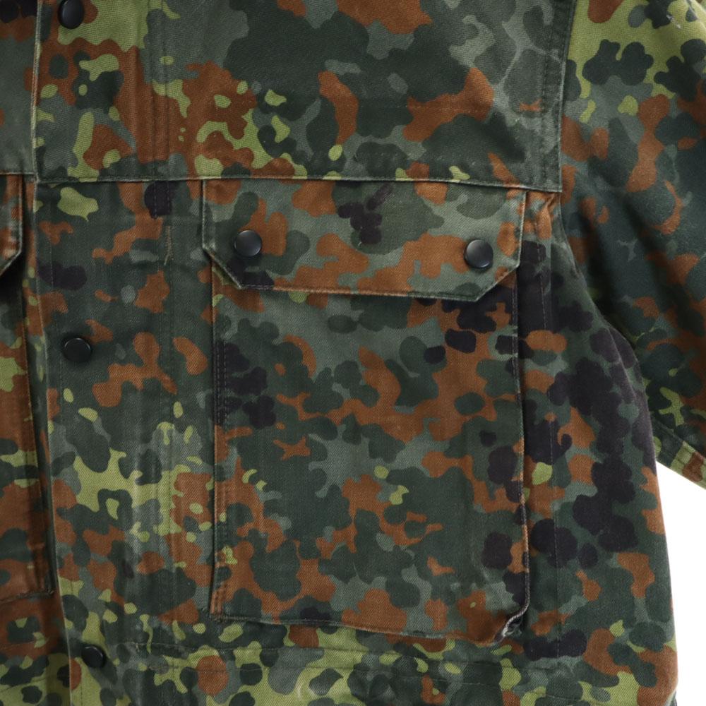 GERMAN MILITARY 90s euro military flector camo Military jacket Hoodie Men's Used