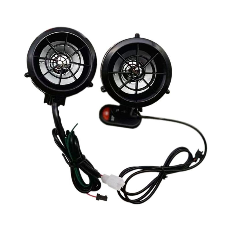 Motorcycle Sound System Colorful Flashing Lights Bluetooth MP3 FM Radio Player Stereo Speakers Music Amplifier-A87Q