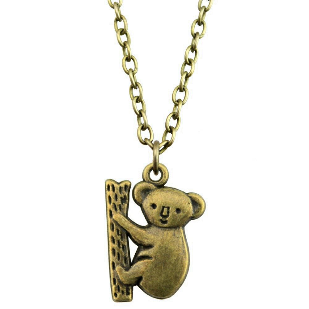 Panda Charm Necklace Cute Animal Pendant For Kids Chinese Culture Jewelry 43cm Chain
