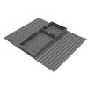 Sofa Armrest Tray Anti Slip Soft Silicone Couch Cup Holder for Coffee Remote Control Phone Snacks