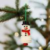 DIY Christmas Button Ornament Craft Kit Snowman Angel Santa Tree Making Kit for Parties Windowsills Garden