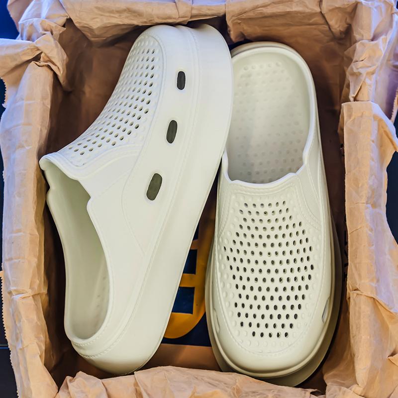 Summer Men Trend Slippers Platform Sandals Men and Women Outdoor Home Wear Comfort  Non-slip Shoes Eva Leisure Men's Slippers