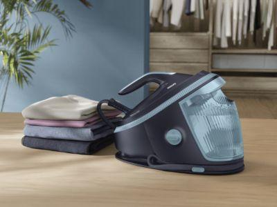 PHILIPS PSG7200/20 PerfectCare Series 7000 Steam Generator Iron - Dark Blue, 1.5 L, 8.5 bar