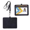 ID Card Holder ID Card Case - Name Holder IC Card Holder Double-Sided Card Case Credit Card [Employee ID Business Card Pass Case Commuting School