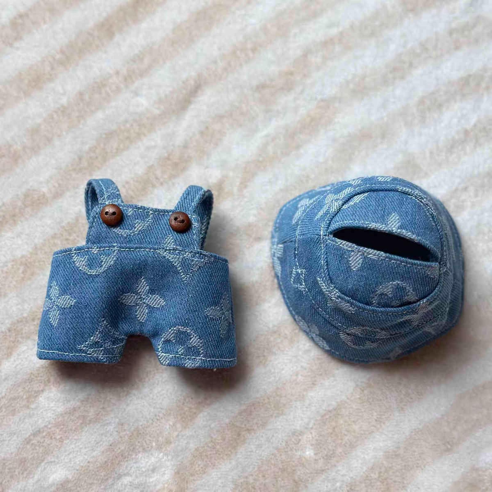 

Детская одежда первого и второго поколения, 17 см, кукольная одежда, аксессуары, комбинезоны One Size синий