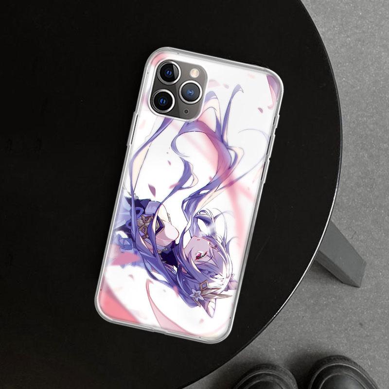 Genshin Impact Keqing Phone Case Cover For iPhone 11 12 13 Mini 14 15 Plus 16 Pro Max 17 Air 7 8 + SE Art Customized Fundas 11 1
