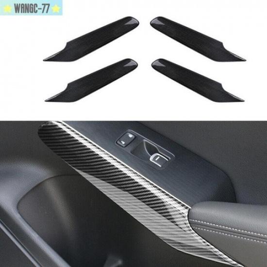 For Acura Integra -2024 Carbon Fiber Interior Door Armrest Panel Cover New