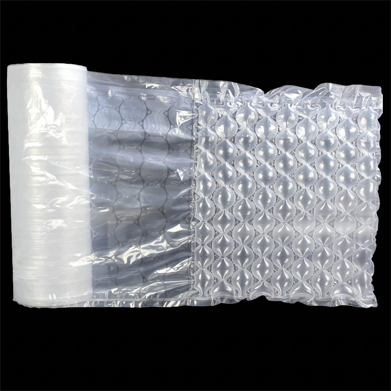 33Ft/Roll Sturdy Inflatable Packing Air Pillows Air Cushions Bags Packing Paper Void Fill Cushioning for Shipping and Packaging with Handpump No 33Ft/Roll