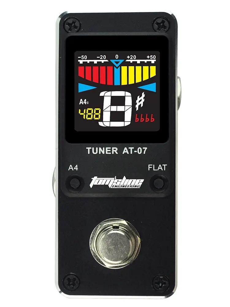 

AROMA AT-07 Mini Foot Tuner Guitar Effect Pedal Guitarra Chromatic Tuning Metal Shell HD Display Guitar Parts & Accessories