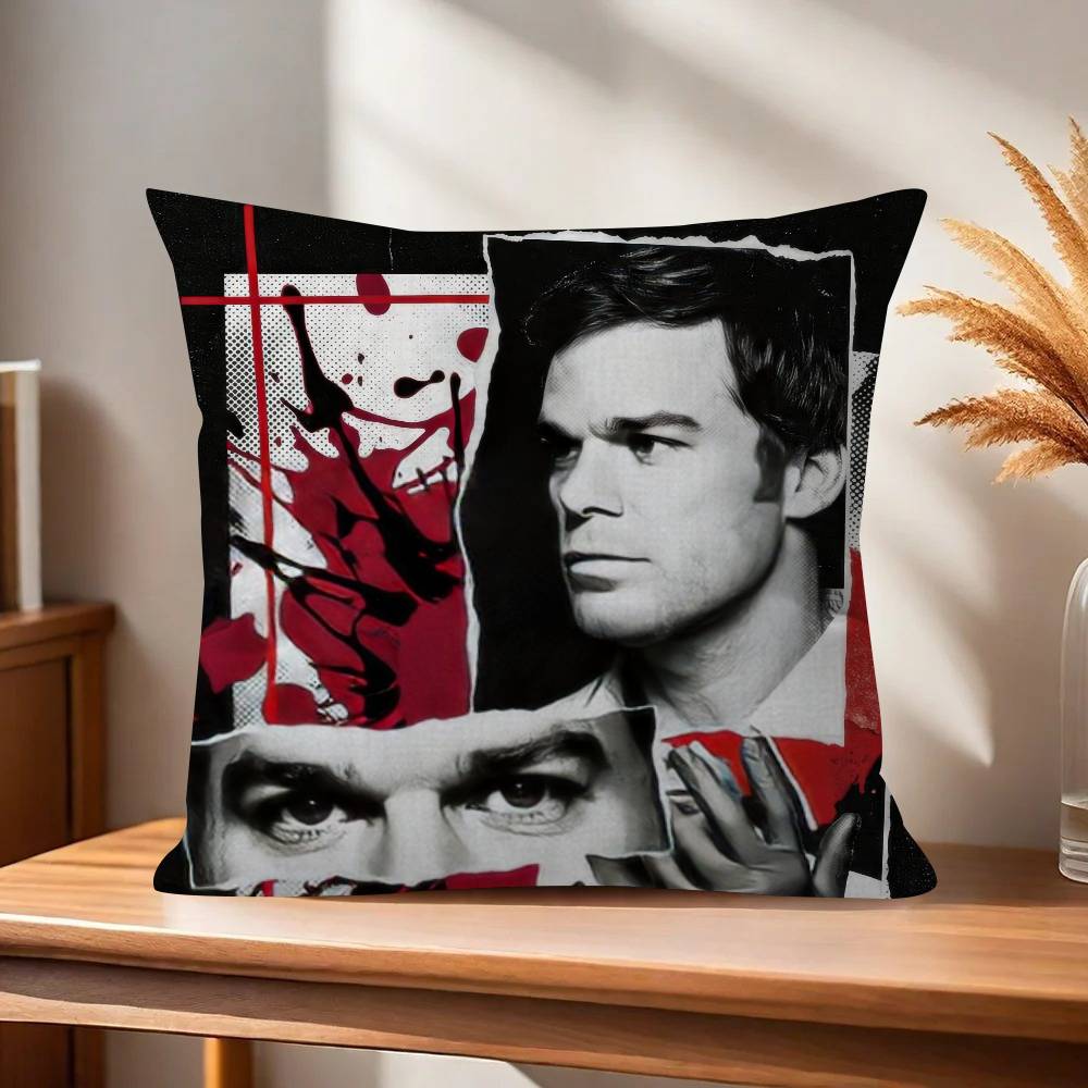 HOT TV DDexterES morganS Personalized picture text home decorative pillows Household Gifts xcm