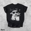 Labrador Retriever With Sunglasses Drinking Iced Coffee T-Shirt Vintage Dog Love