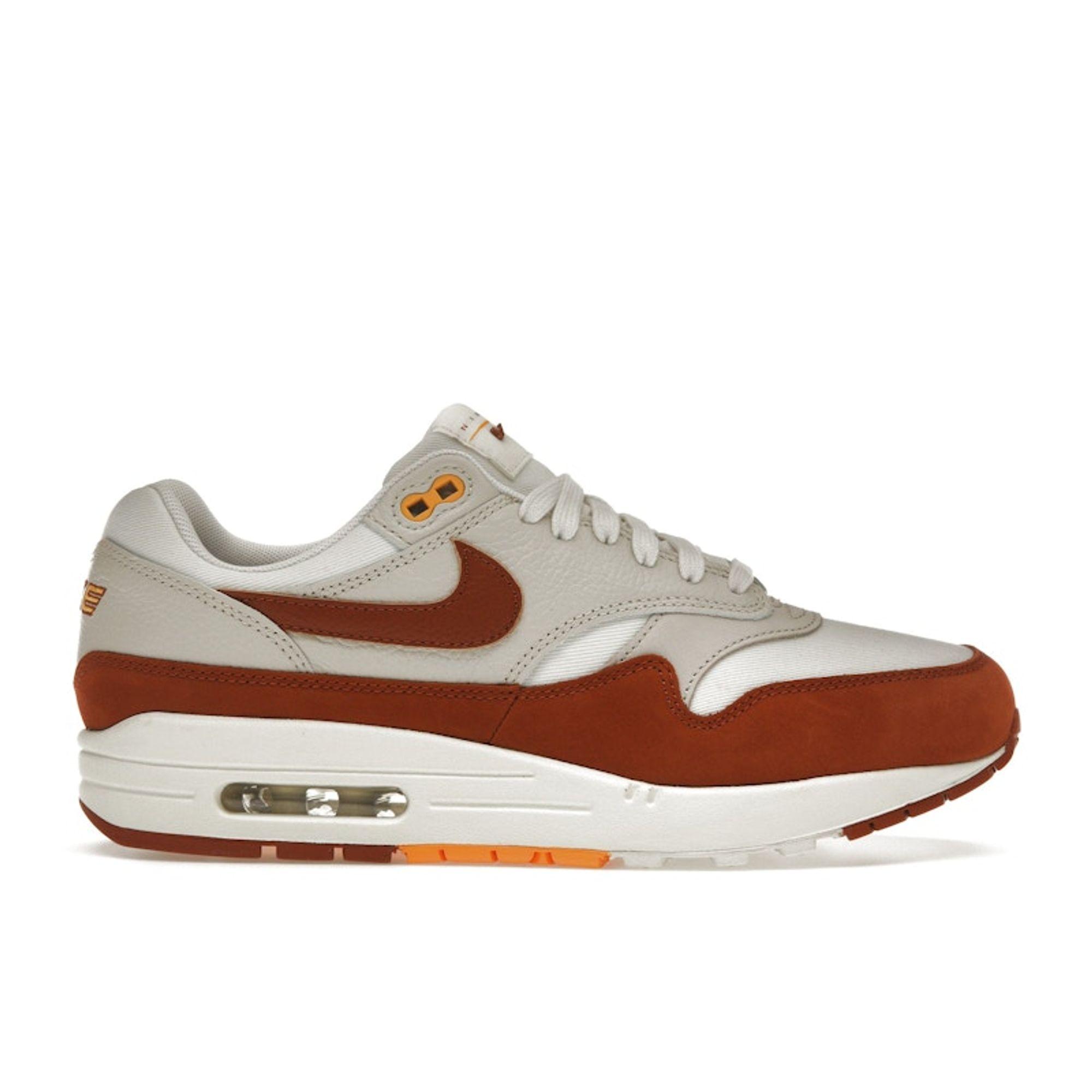 

Nike Air Max 1 LX Rugged Orange Women Sneakers Sail Light-Orewood-Brown Sundial FD2370-100 42.5