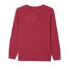 Elegant Plus Size Chinese Style Wool Sweater for Middle-aged and Elderly Women - Autumn/Winter Knitwear