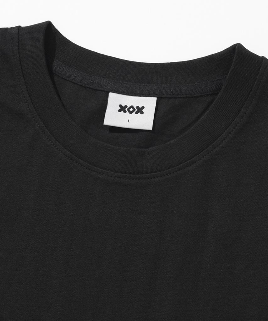 XOX Basic Crew Neck Short Sleeve T-Shirt [Black]
