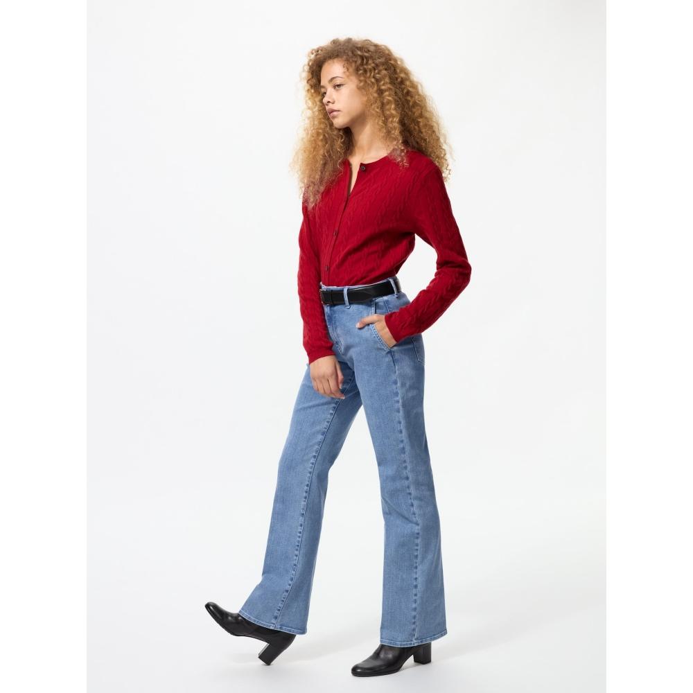 

Uniqlo Japan Slim Flare Trousers Jeans Long 69 NAVY/3XL