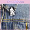 Wednesday Addams Brooch Badge Holiday Terror Gift For Fans