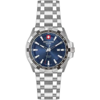 Relógio Masculino Star Fighter Original Aço Inoxidável Mostrador Azul Quartzo 7044.1235 100M