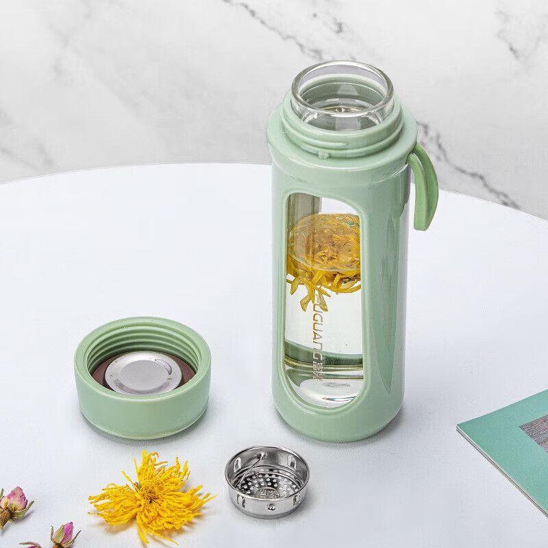 Fuguang FG0279 Qingyu Glass Water Bottle 400ml